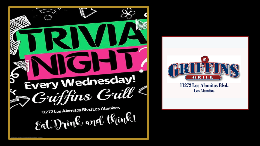 Trivia Nights at Griffins Grill