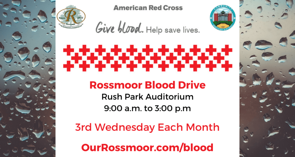 Blood Drive at Rush Park, Rossmoor